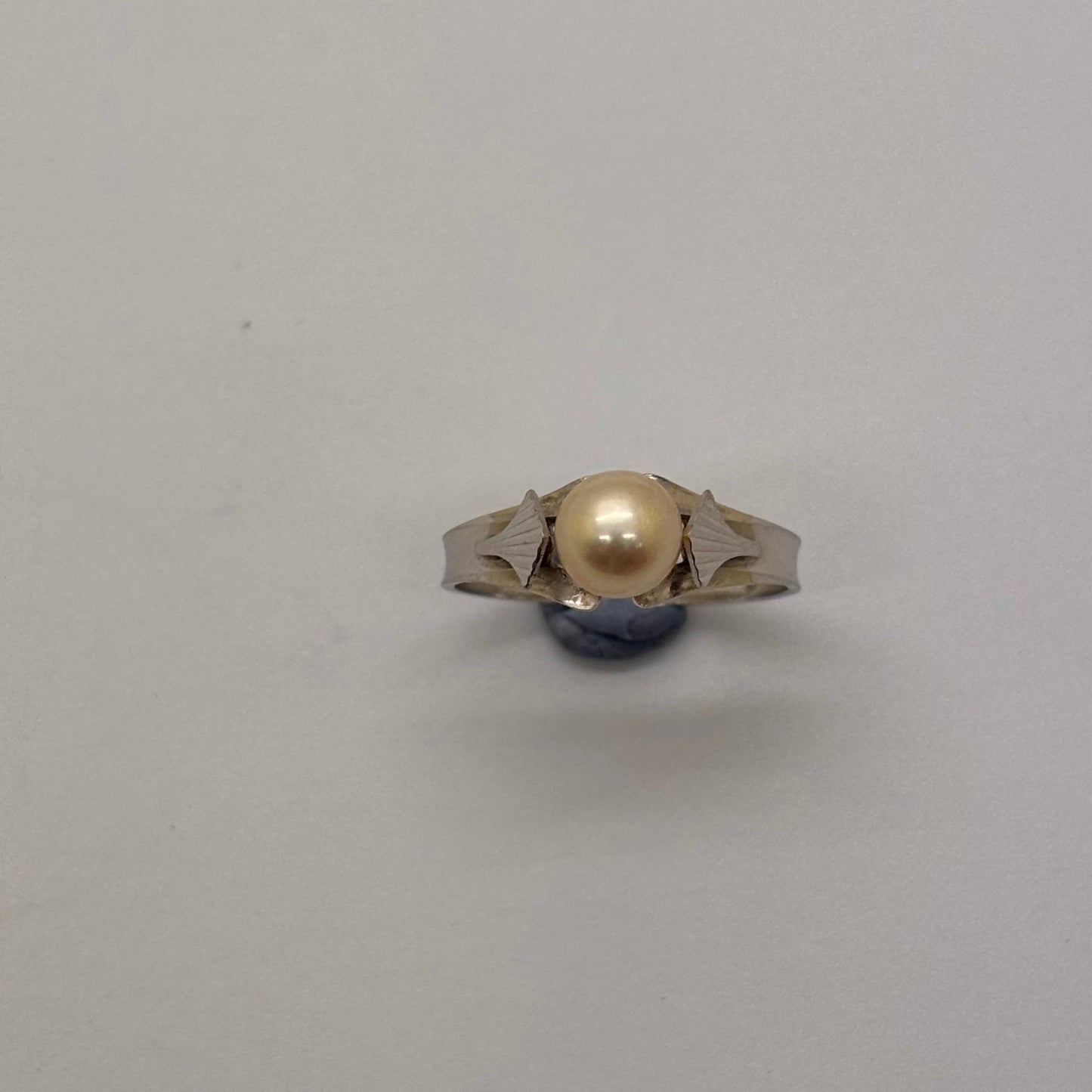 Solitaire en Or Blanc 18K Taille-54