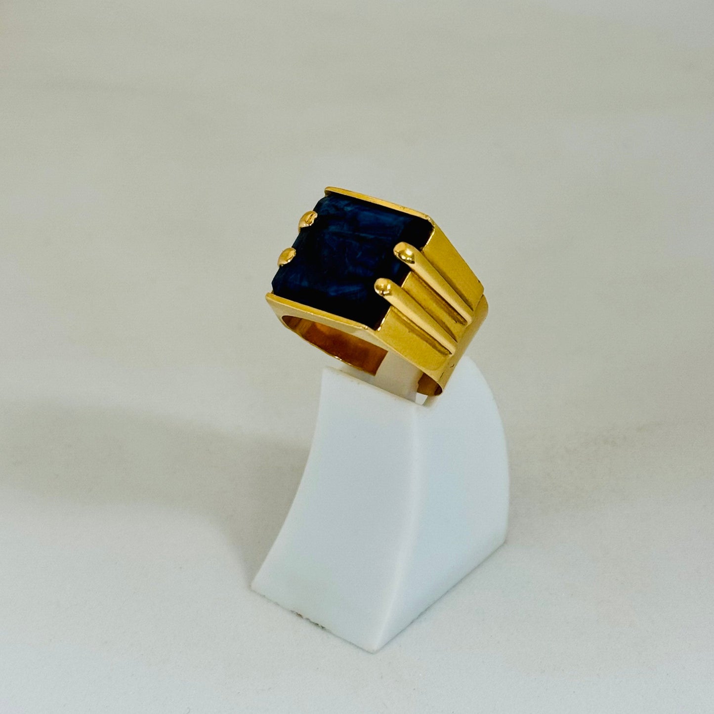 Bague Chevalière Or Jaune 18K Taille-67