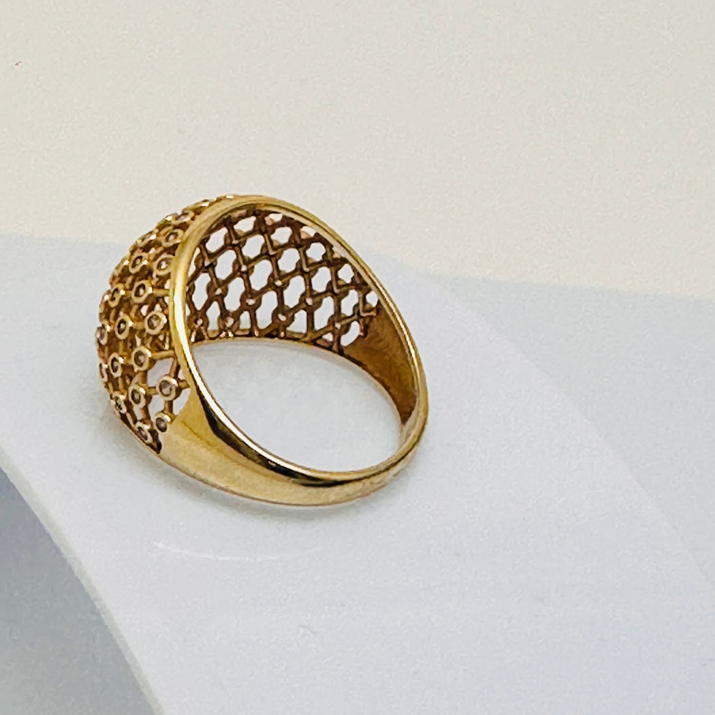 Bague en Or Jaune 18K Taille-58
