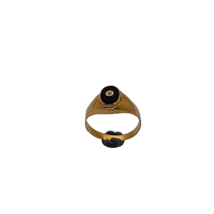 Chevalière en Or Jaune 18K Taille-53