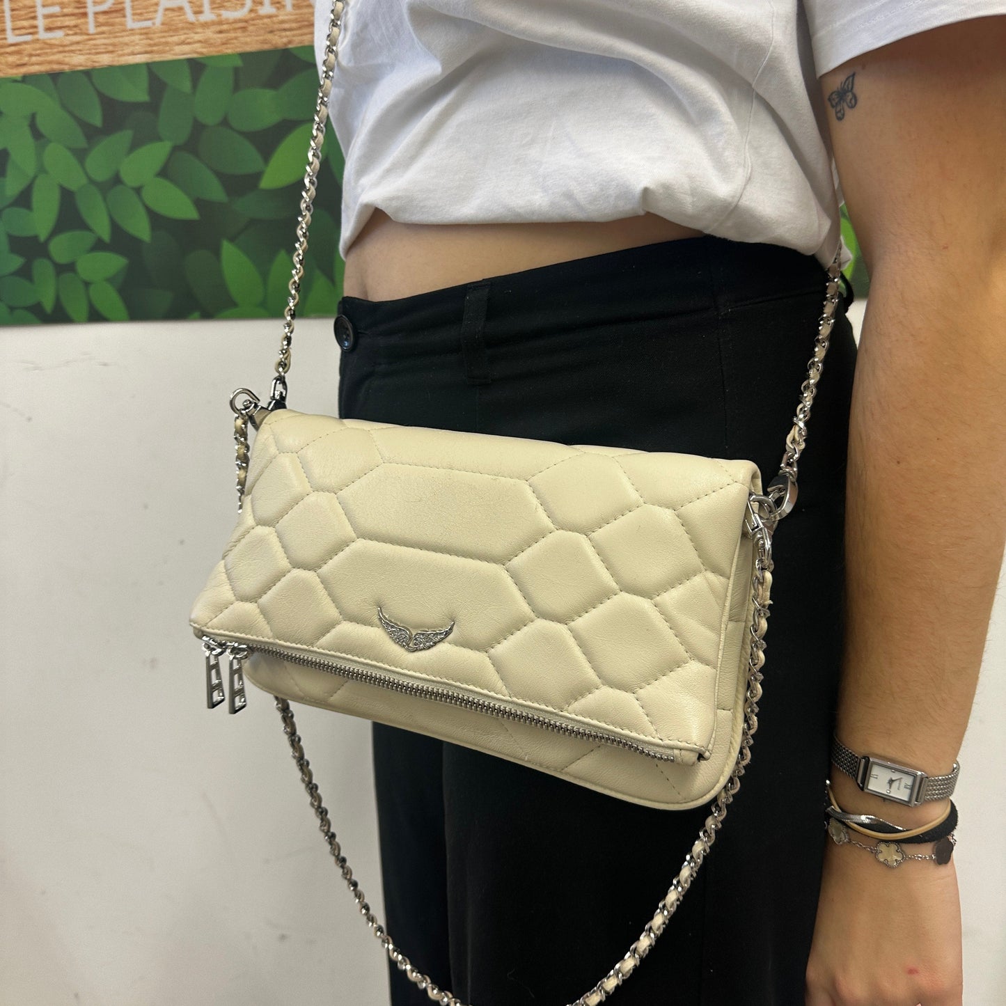 Zadig & Voltaire Rock Nano - Sac à Bandoulière en Cuir