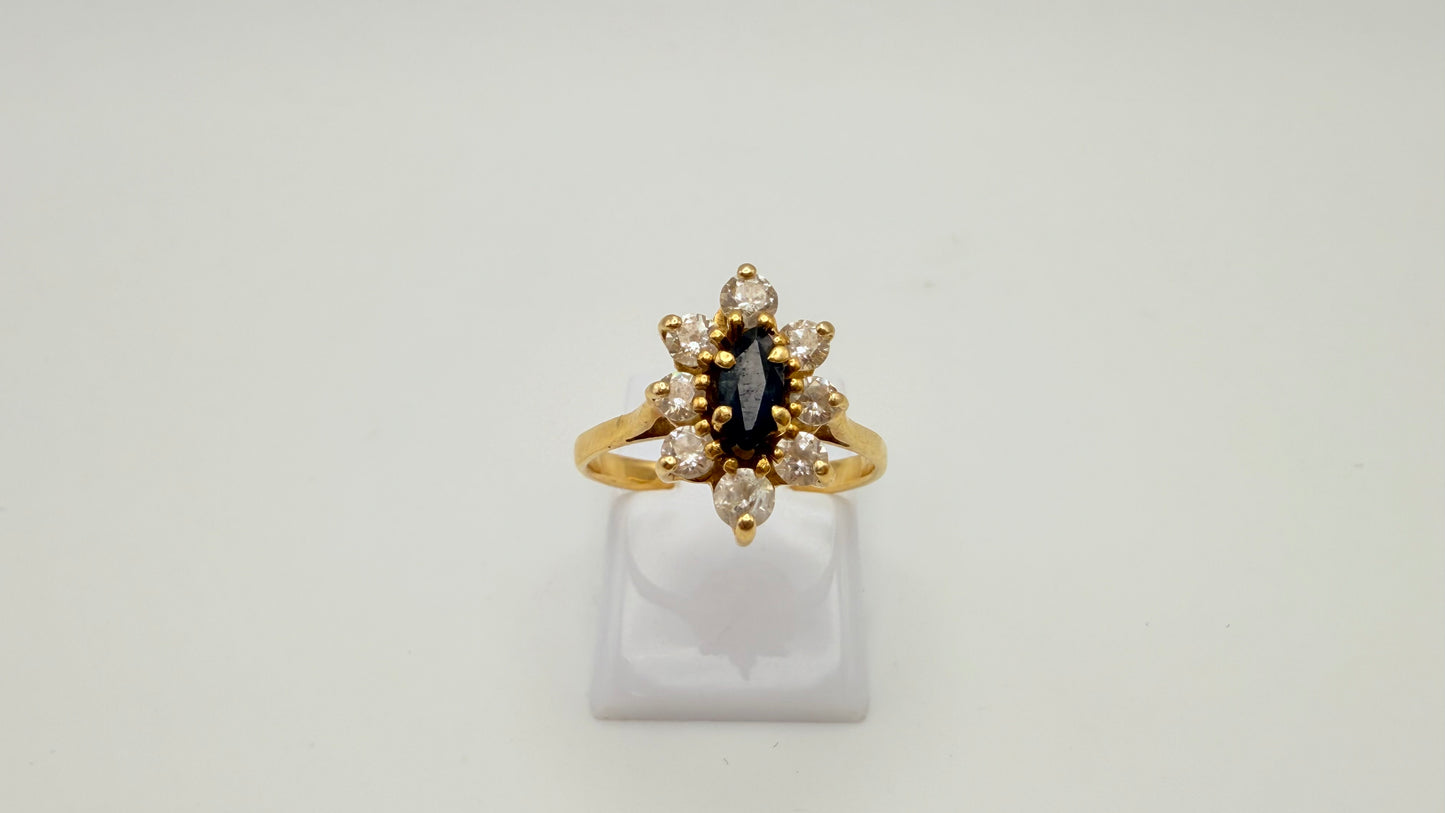 Bague Or Jaune 18K Taille-50