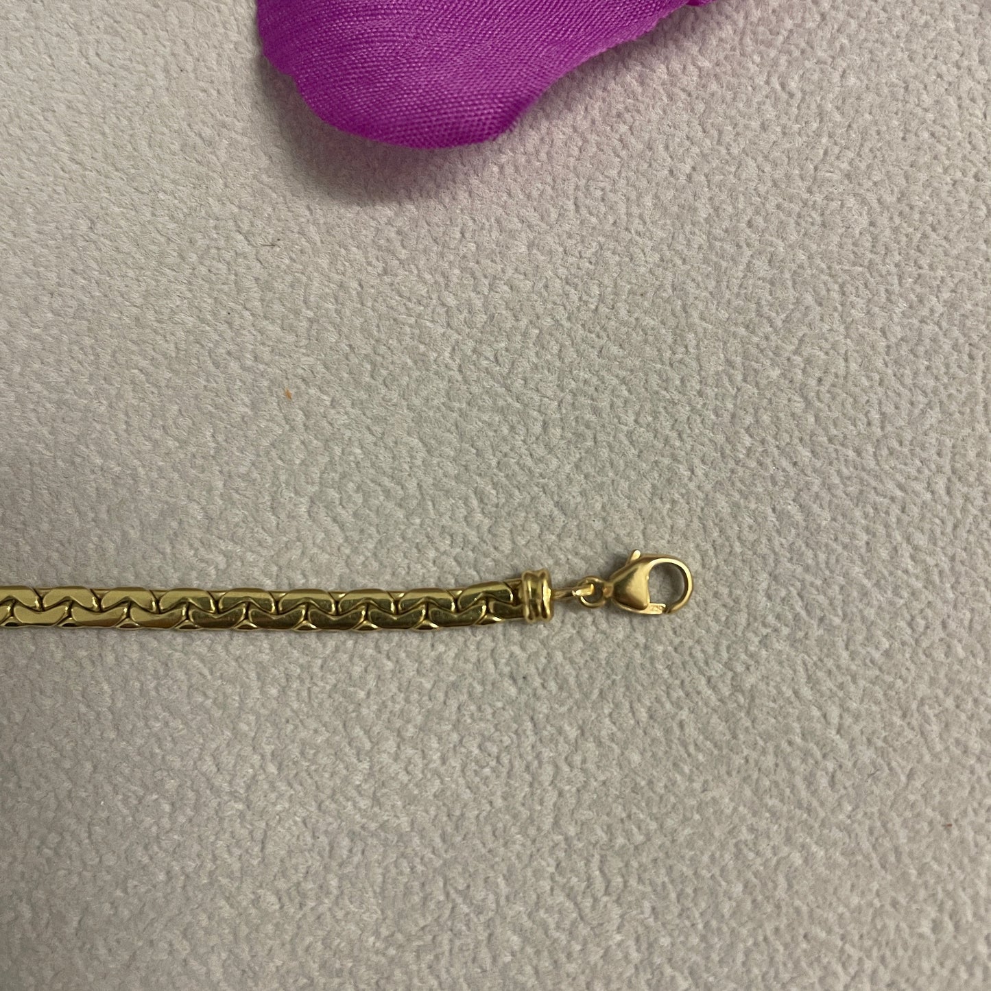 Bracelet maillon en or jaune 18K 4.61 Grs