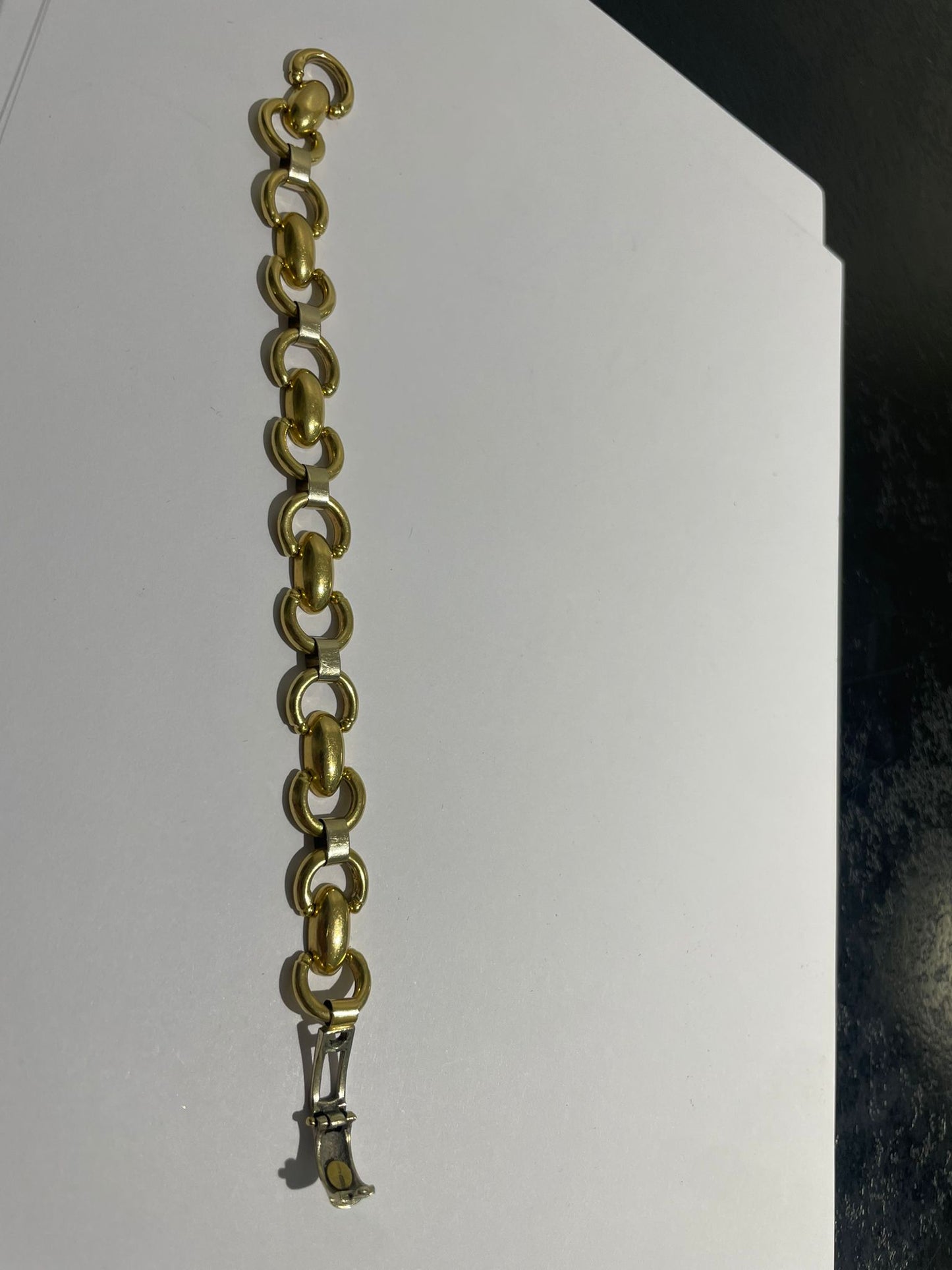 Bracelet Maillon Jaseron Or Jaune 18k - 19.19 Grs