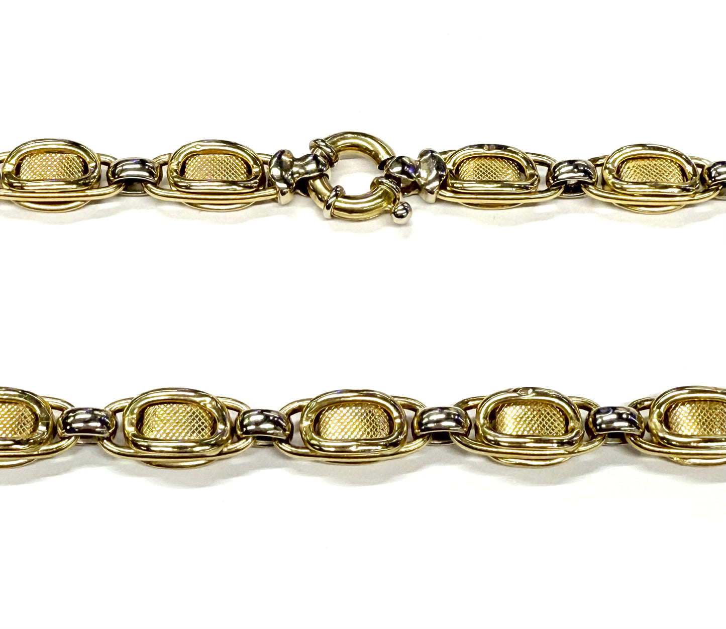 Collier Ras du Cou en 2 Ors 18K