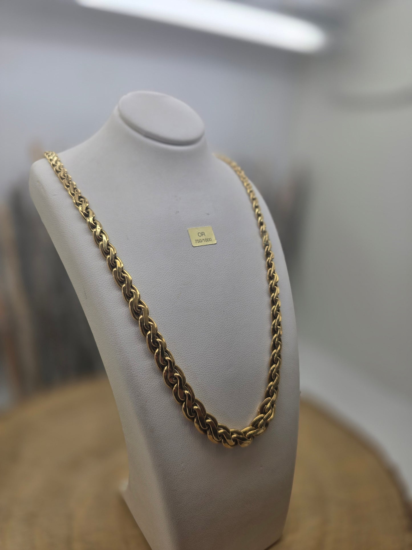 Collier en Or Jaune 18K 16.24 Grs