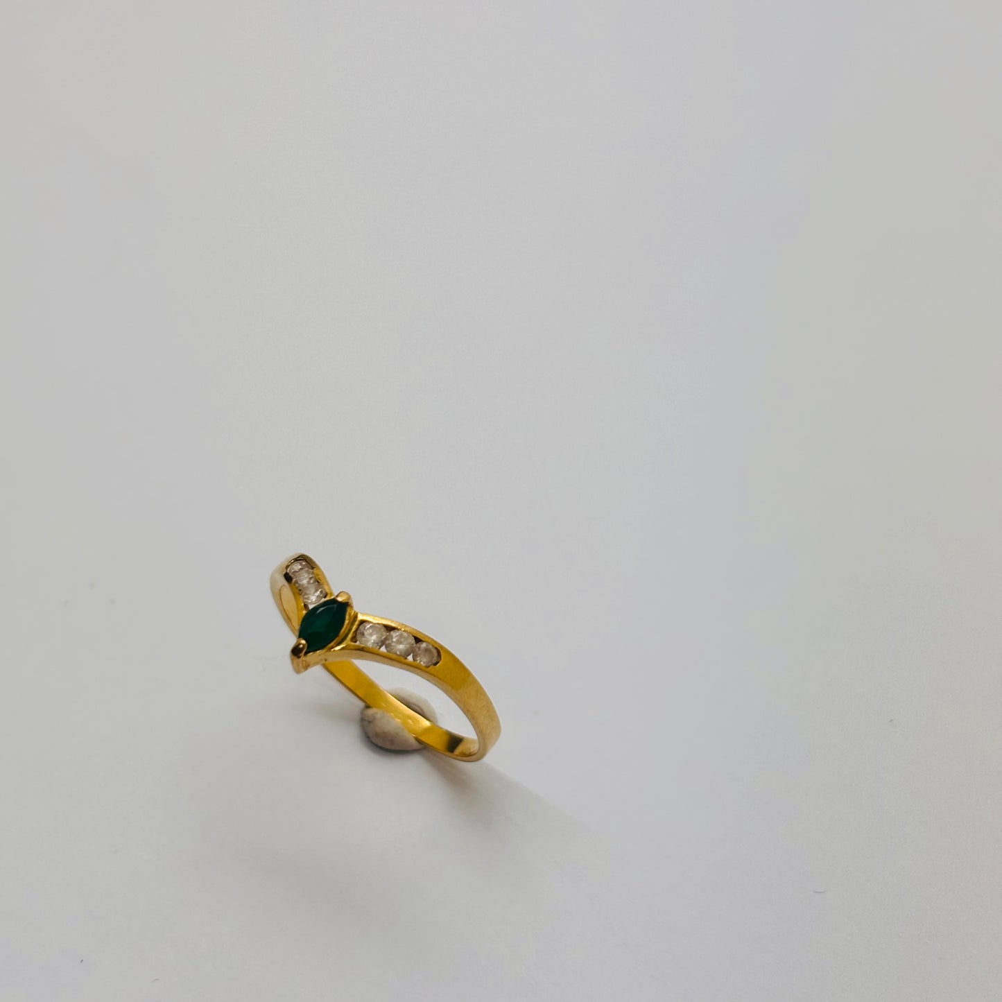 Bague en or jaune 18K Taille-56