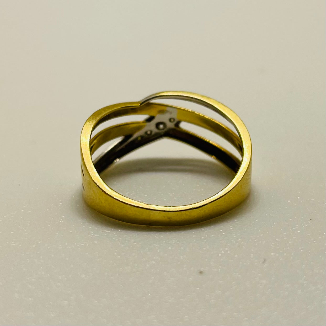 Bagues en or jaune 18K Taille-53
