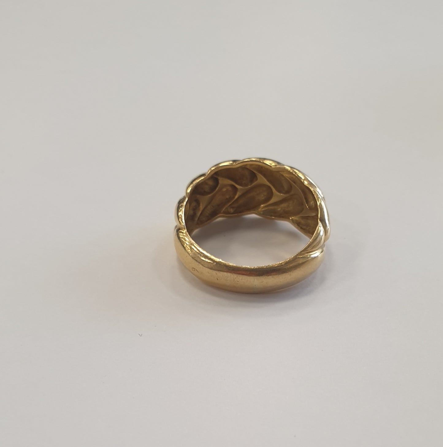 Bague Fantaisie en Or Jaune 18K T.58