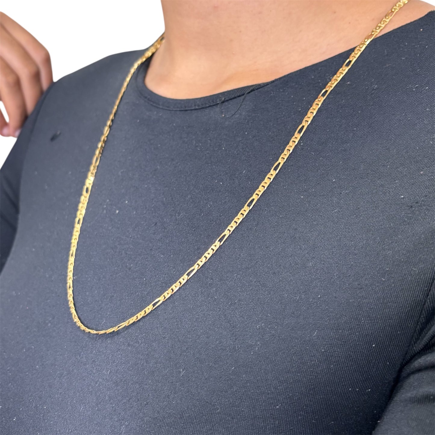 Collier Figaro en Or Jaune 18K 16.66 Grs
