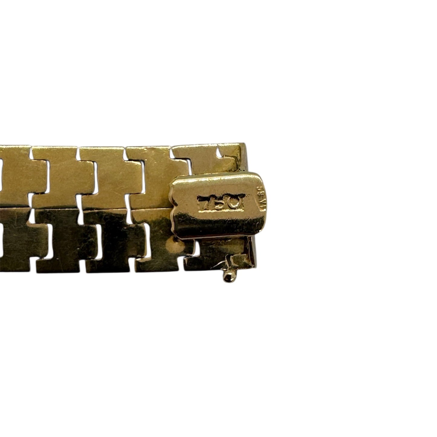 Bracelet Manchette en Or Jaune 18K 29.24 Grs