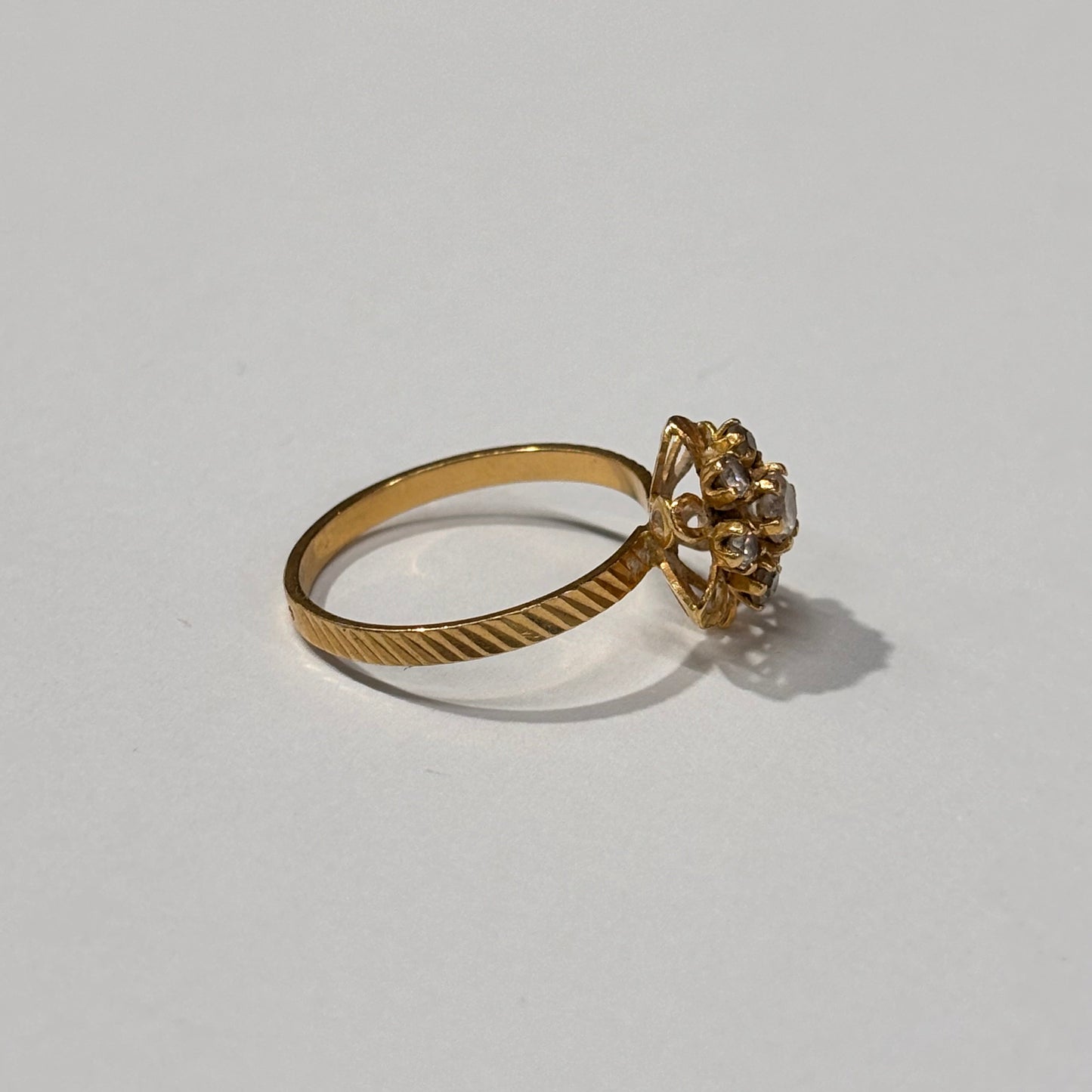 Bague en Or Jaune 18K Taille-55