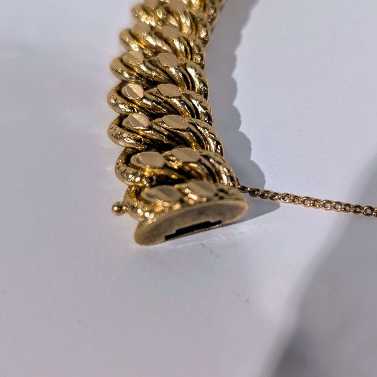 Bracelet Gourmette Or maille américaine