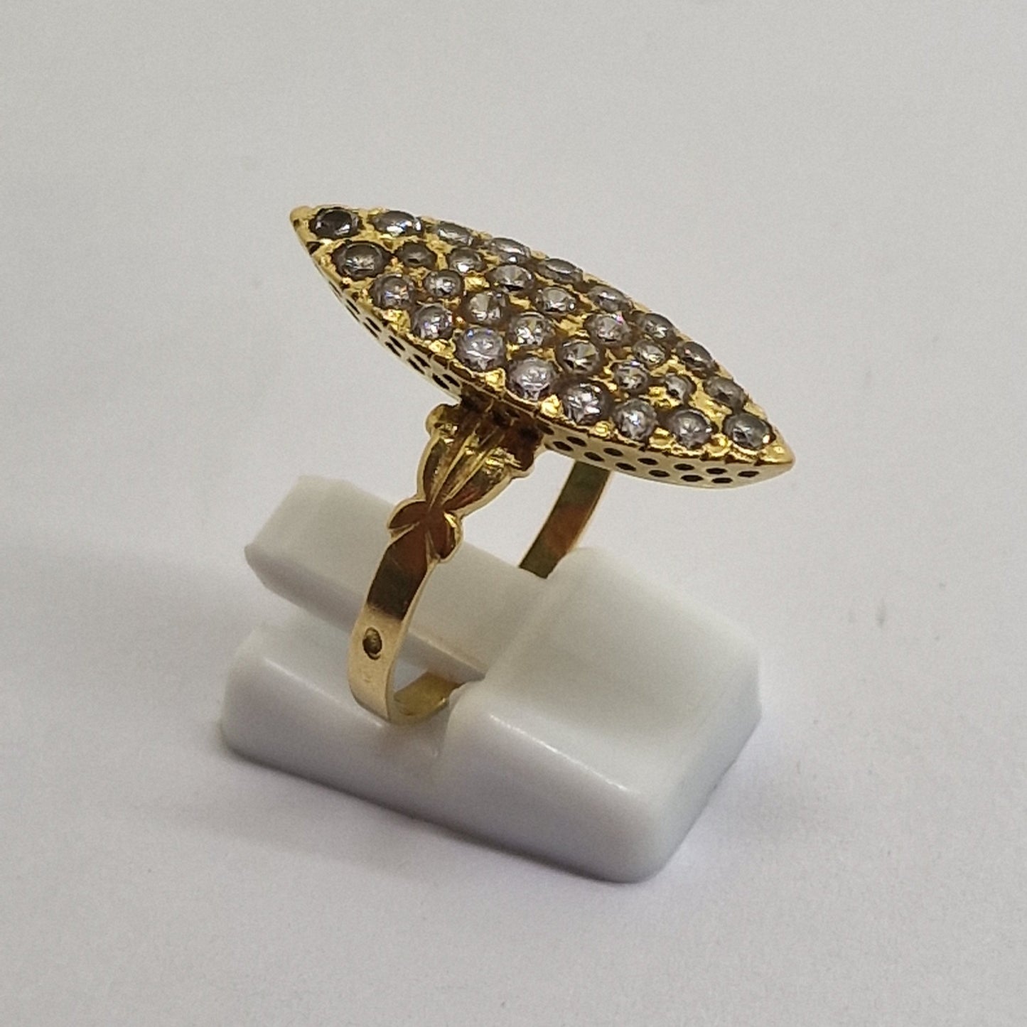 Bague en or jaune 18 carats Taille-60