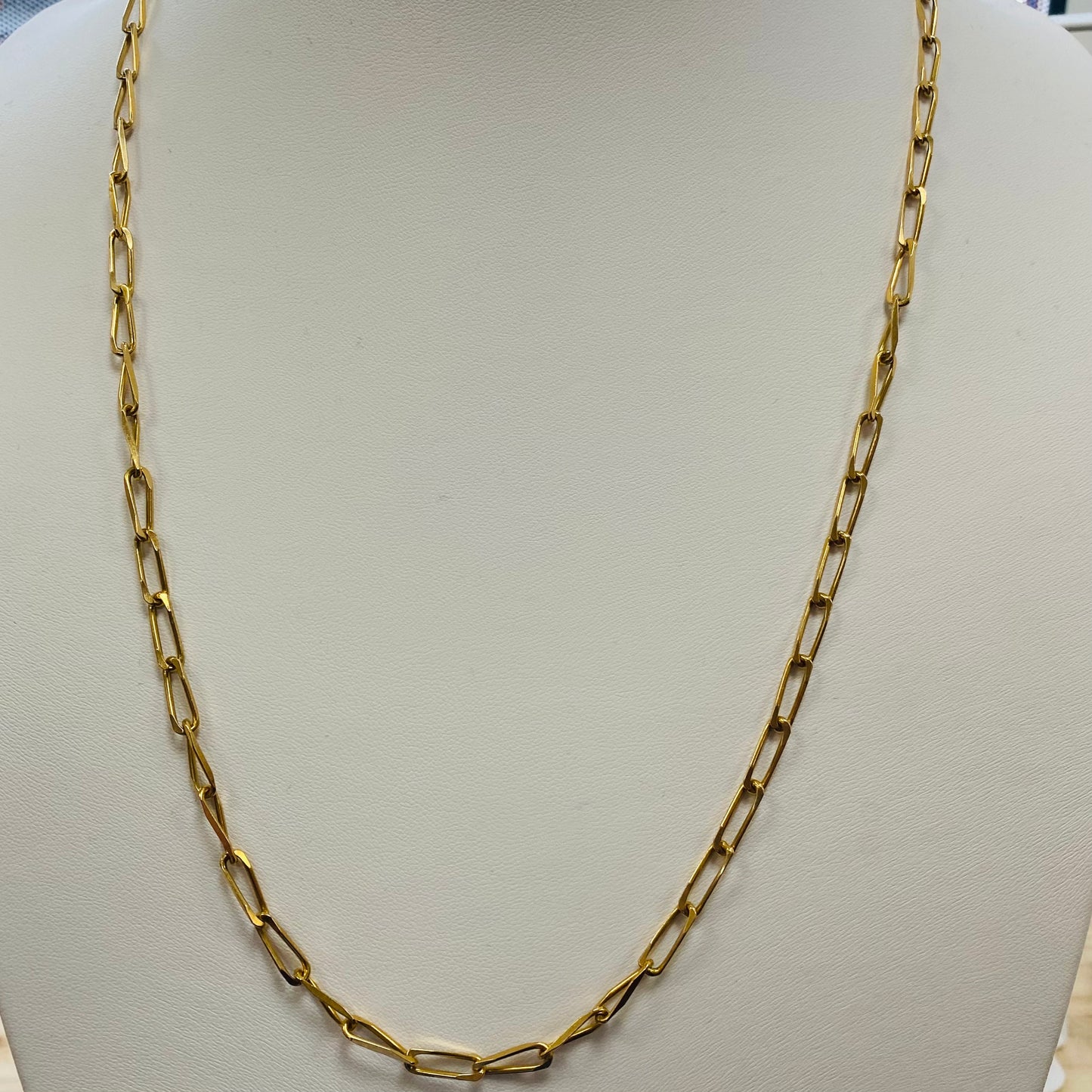 Collier matinée en Or jaune 18K Lg 60cm
