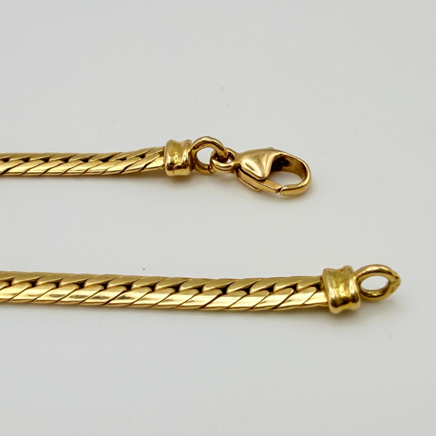 Collier Princesse en Or Jaune avec Diamants 18k - 9,54g