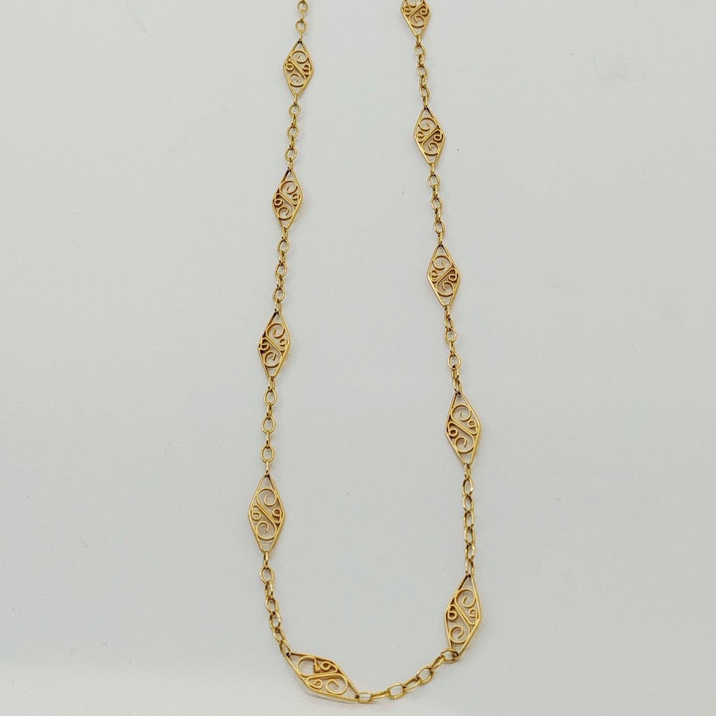 Collier Matinée en Or Jaune 18K 8.69 Grs