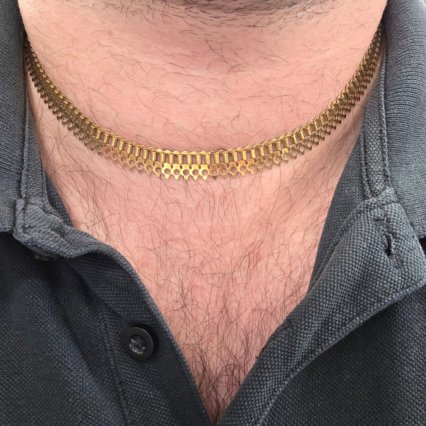 Collier Ras du Cou Or Jaune 18K 31.34 Grs