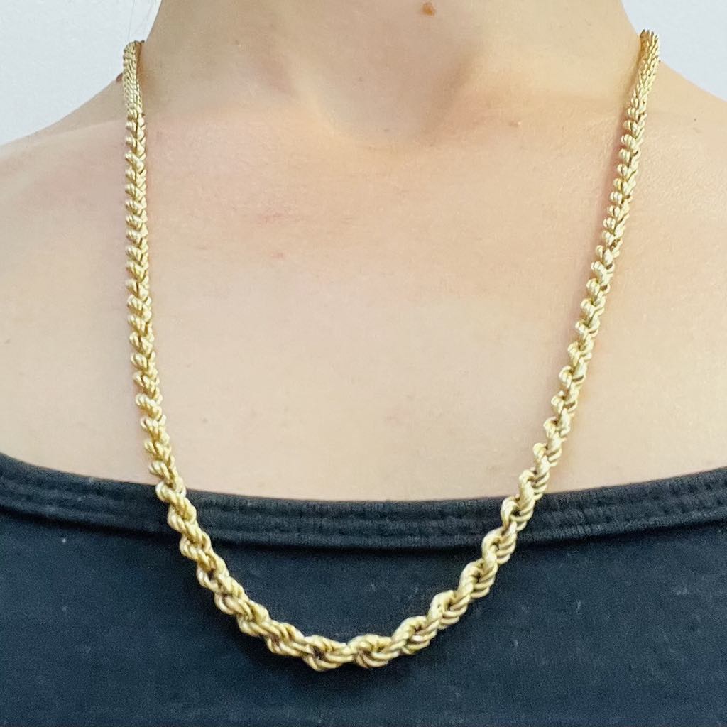 Collier Sautoir Or Jaune 18K 11.80 Grs
