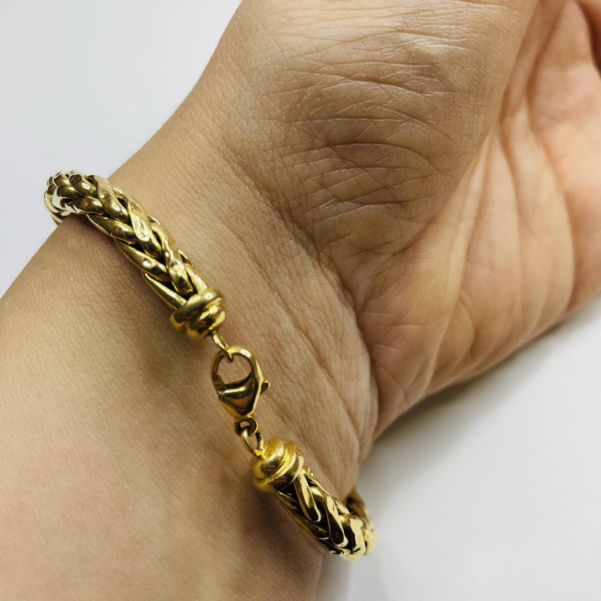 Bracelet Chaine en Or Jaune 18K 12.59 Grs