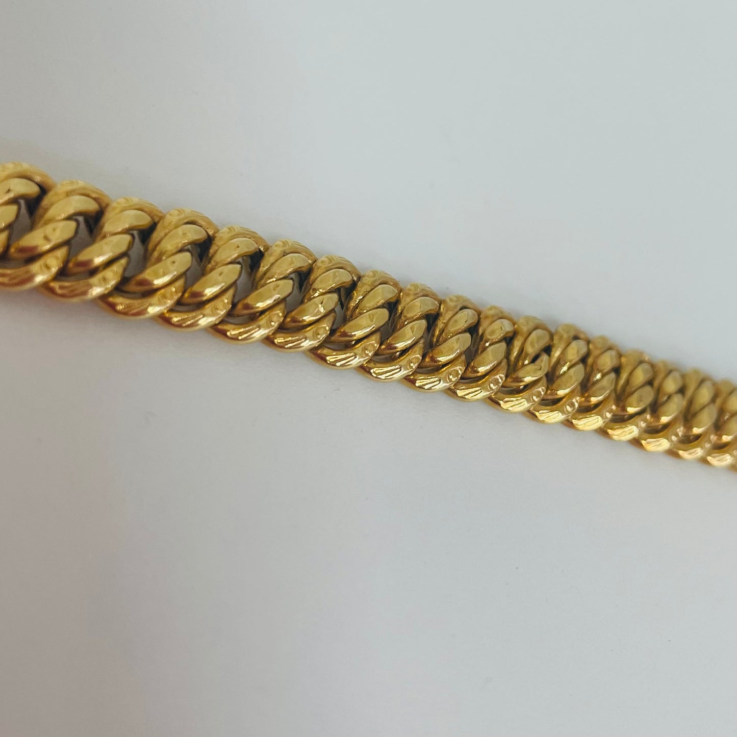 Bracelet maillon en or jaune 18K 15.12 Grs