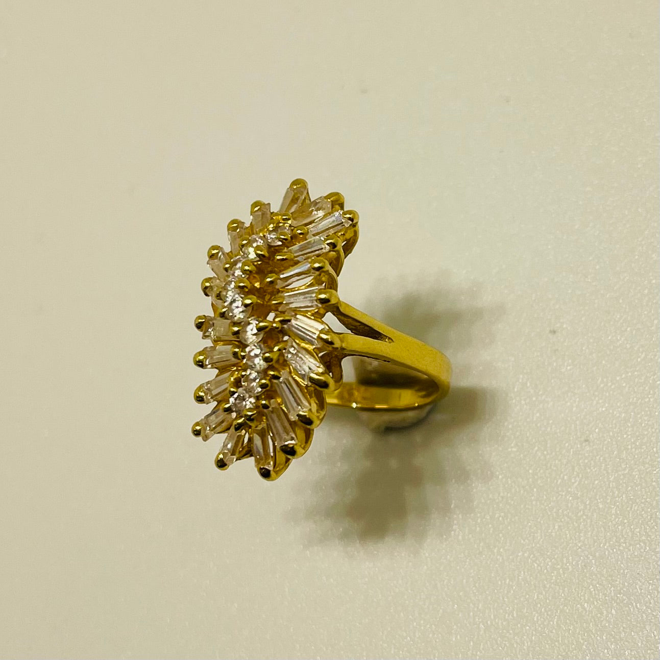 Bague Or Jaune 18K Taille-53