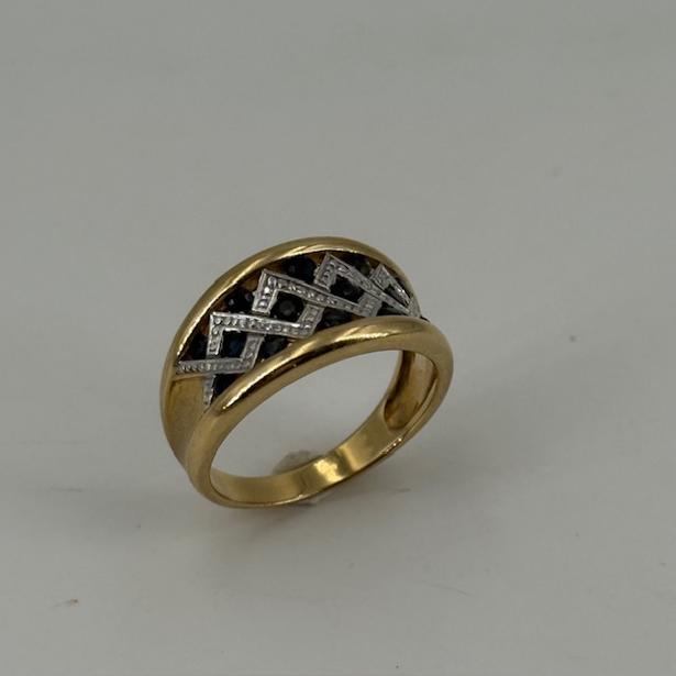 Bague Or Jaune 18K Taille-54