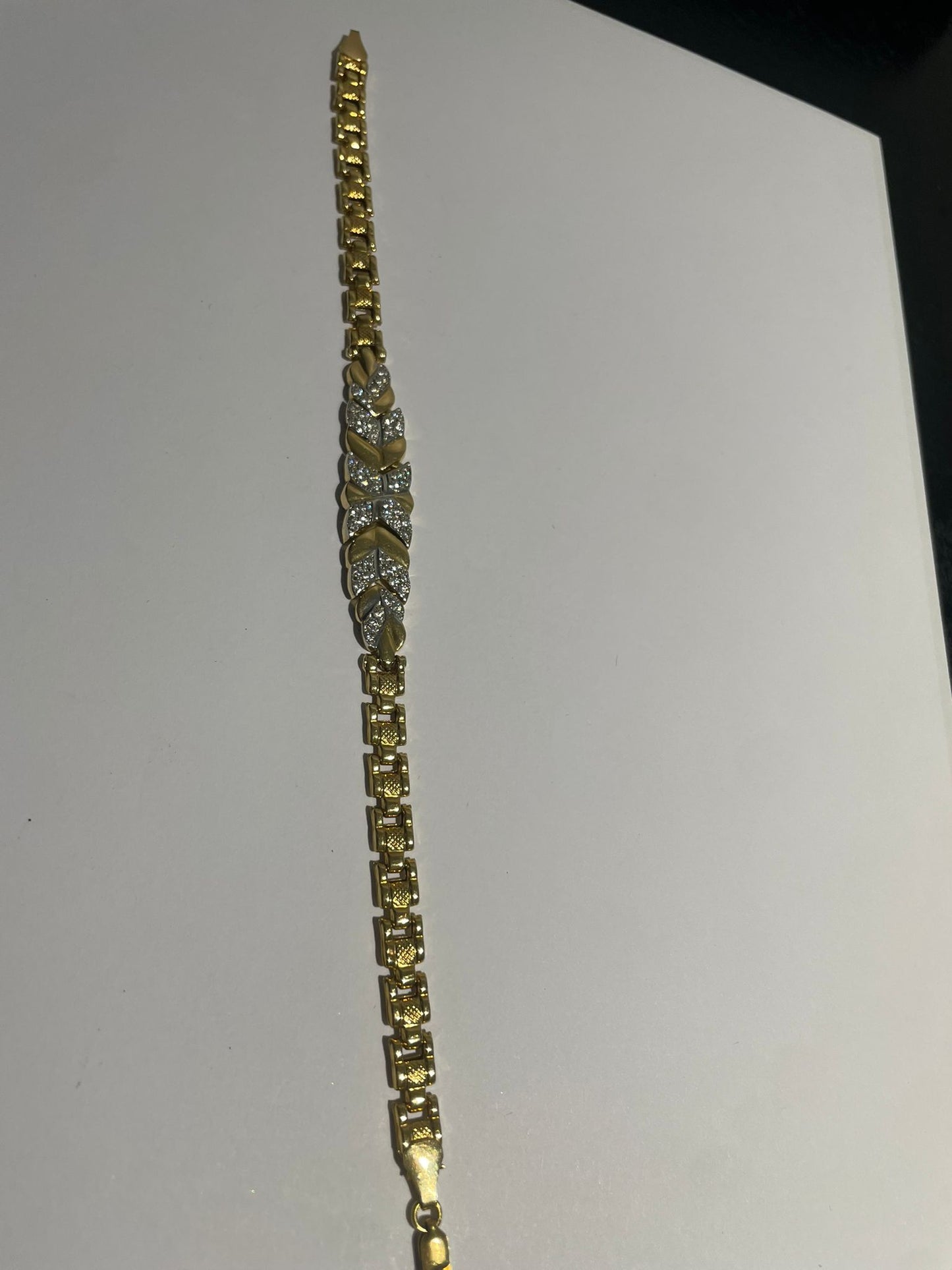Bracelet Maillon Vénitien Or Jaune 18K 13.31 Grs
