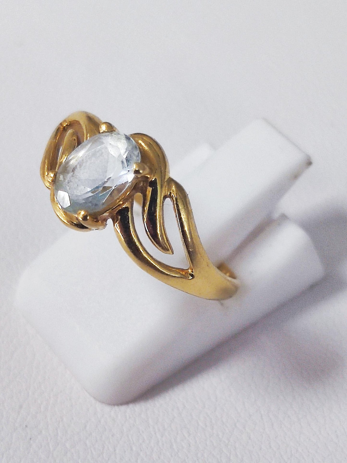 Bague en Or jaune 18K Oxyde de zirconium