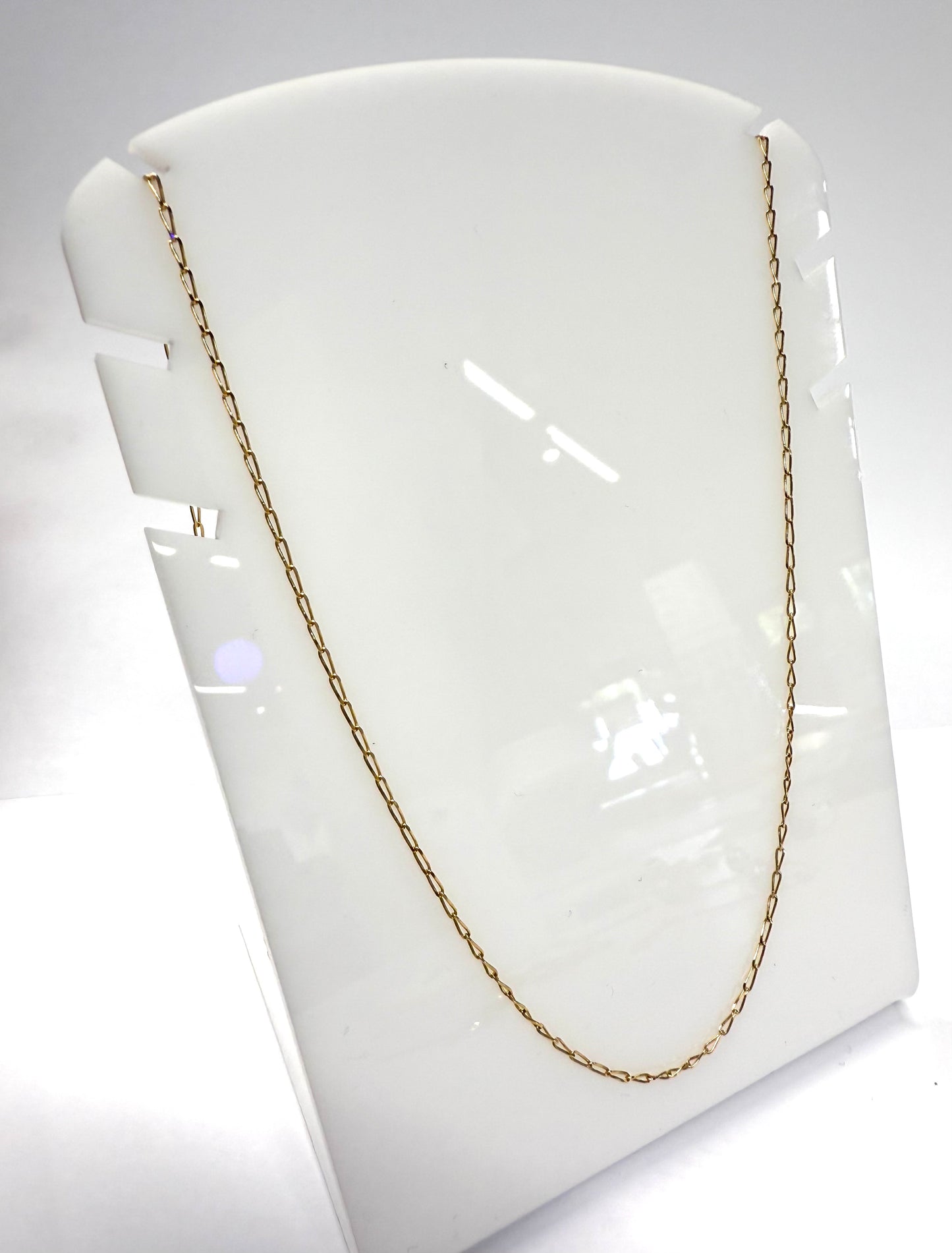Collier maille cheval Or jaune 18k Lg60cm