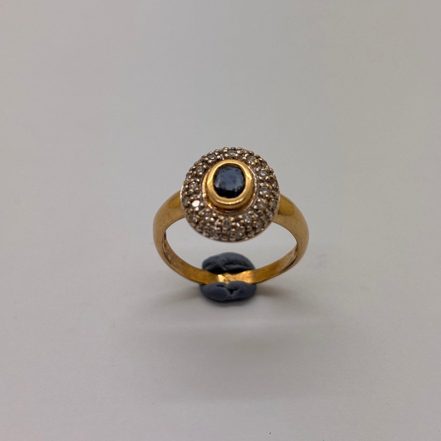 Bague en or jaune 18K Taille-55