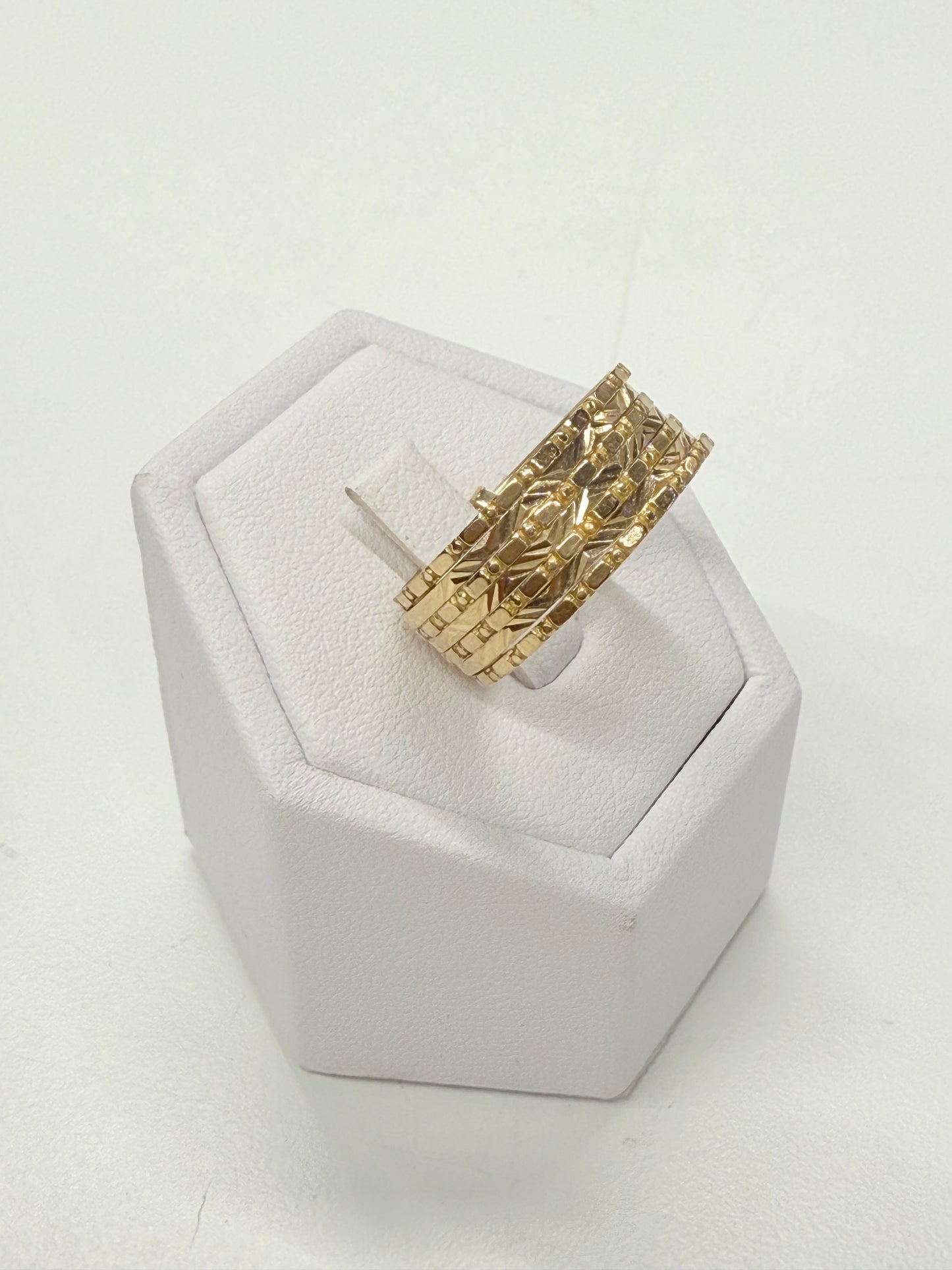 Bagues Semainier Or Jaune 18k T.61