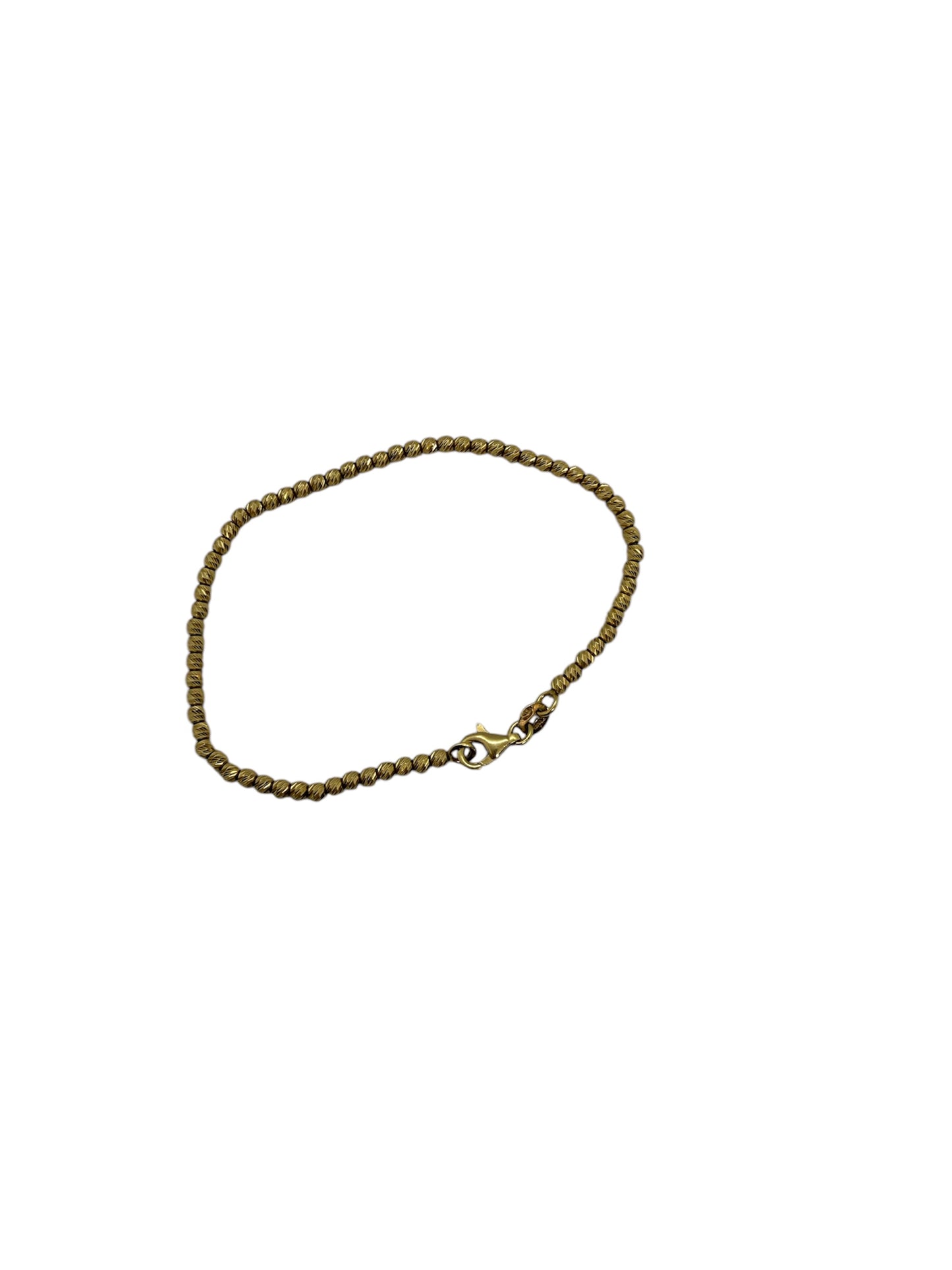 Bracelet Or Jaune Maillon 18 Carats Mousqueton