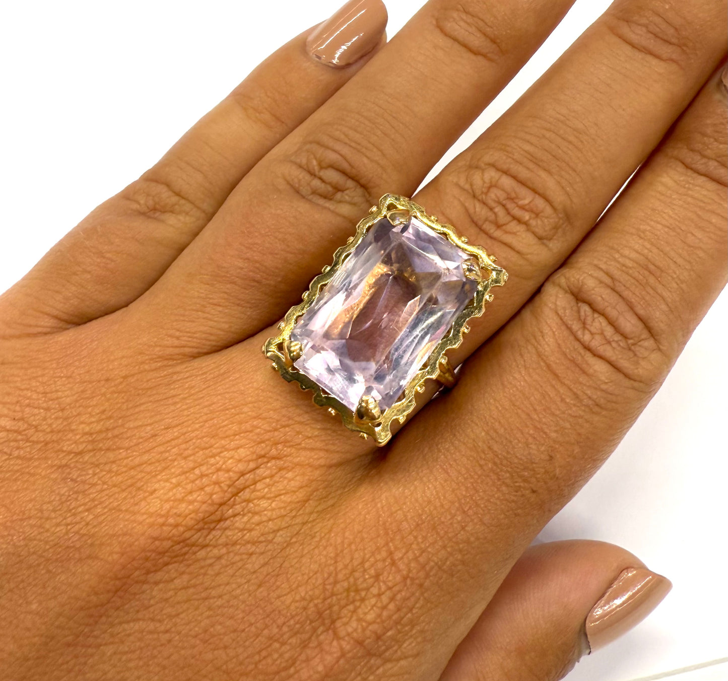 Bague en Or Jaune 18k Taille-60