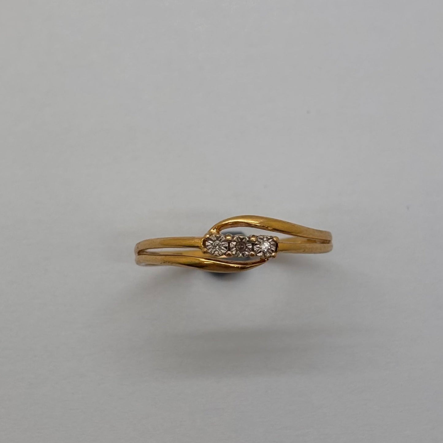 Bague en or jaune - Taille 54