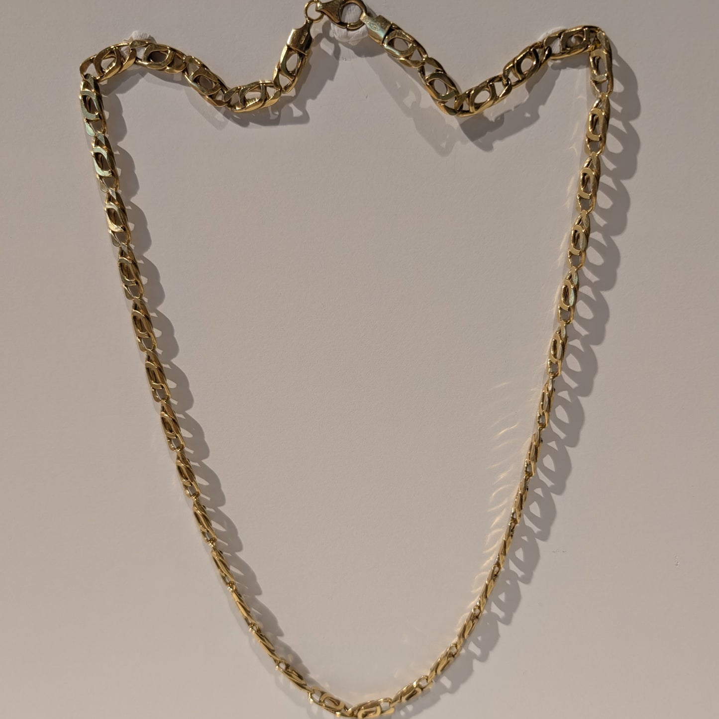 Collier Matinée Or Jaune 18K Maille Marine 23.51 Grs