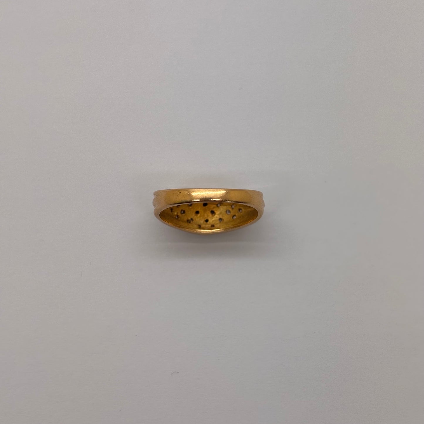 Bague en or jaune 18K Taille-52