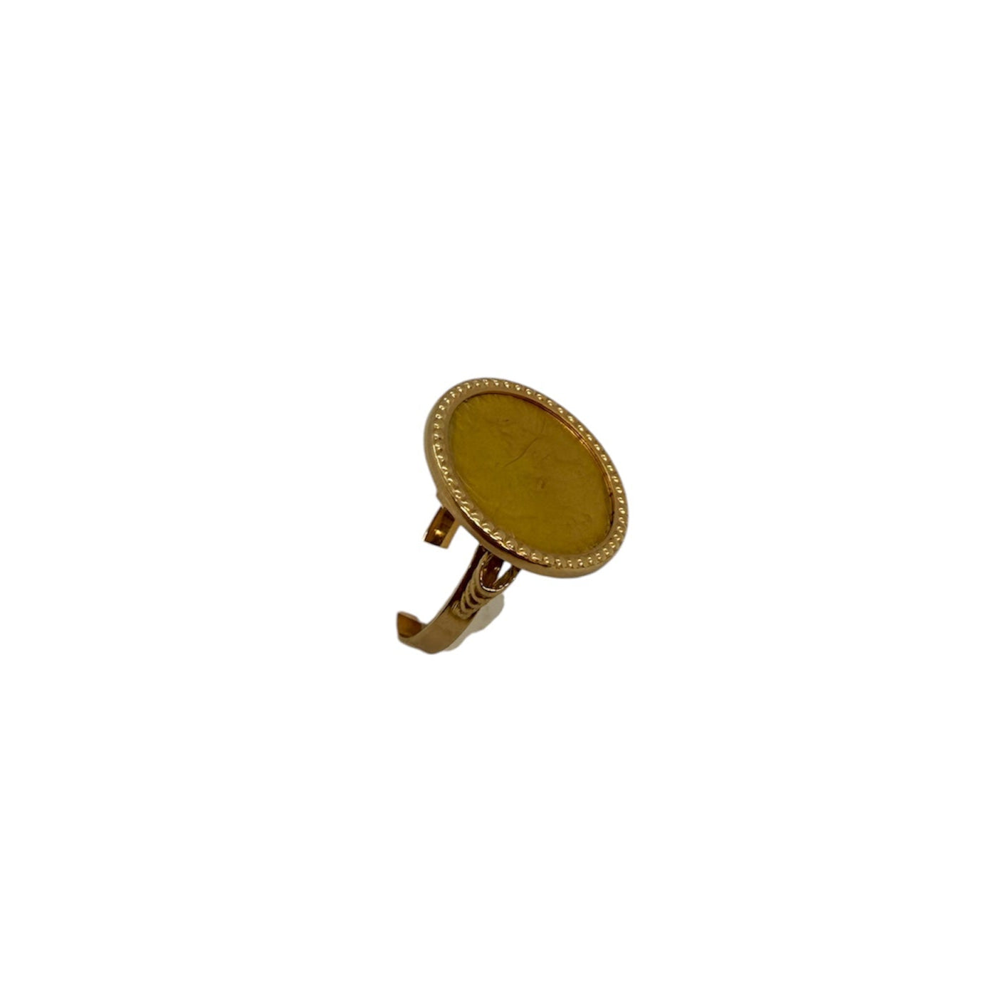 Bague en Or Jaune 18K 21K Taille-54