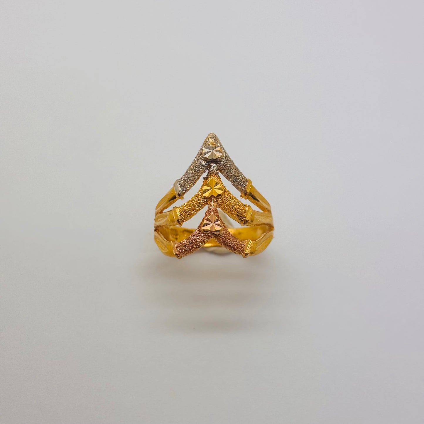 Bague en 3 ors 22K Taille-51
