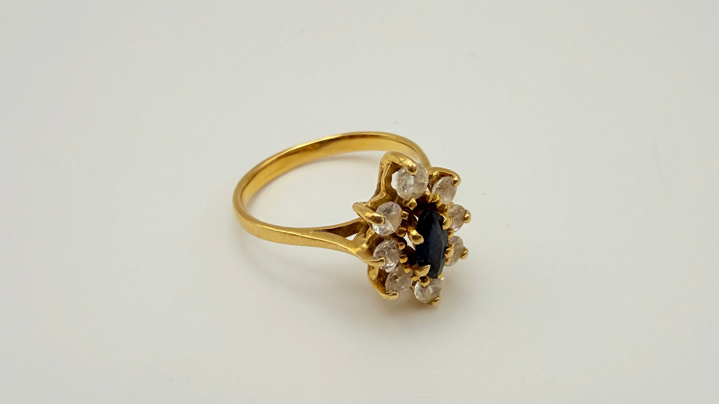 Bague Or Jaune 18K Taille-50