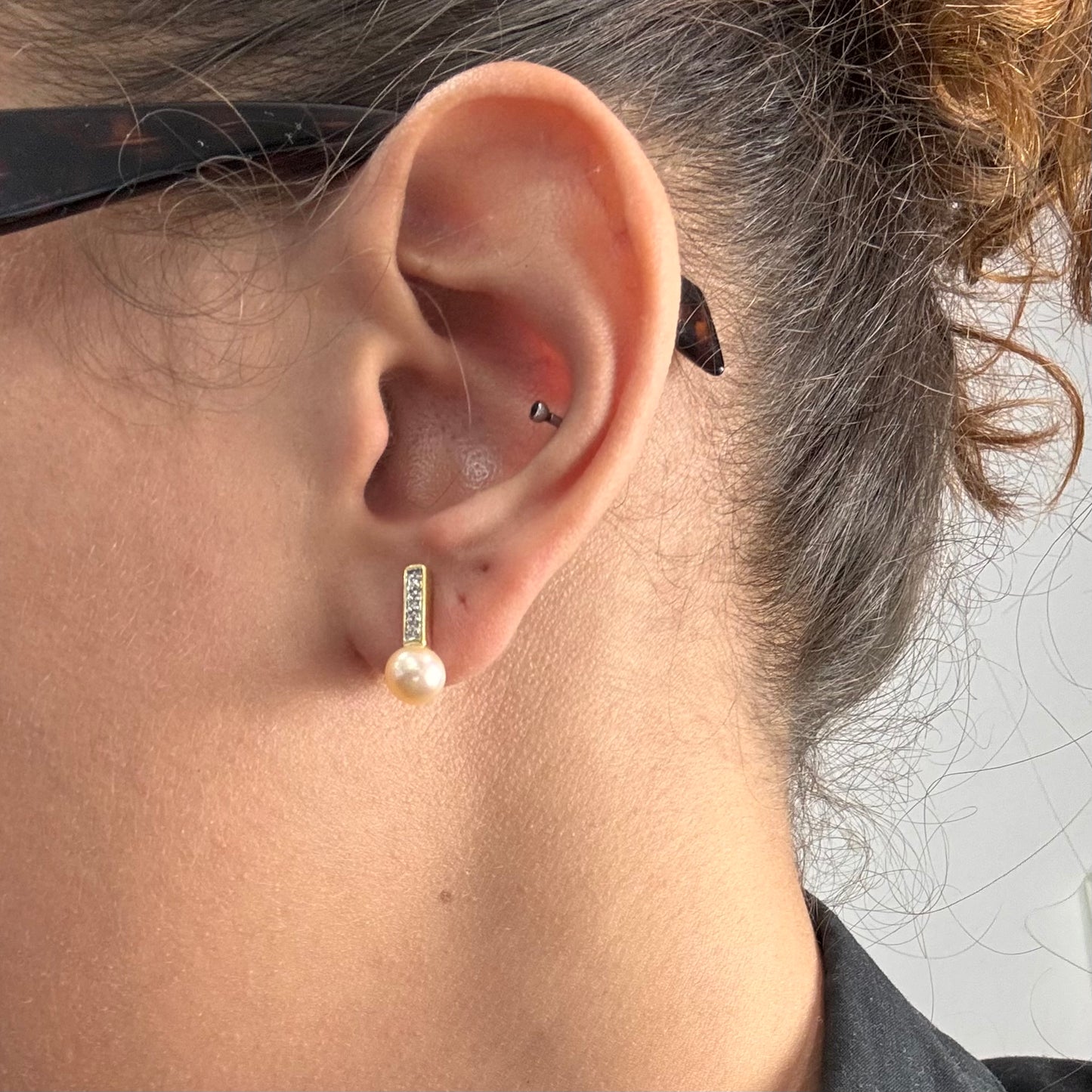 Boucles d'oreilles Or jaune 18K 1.97 Grs