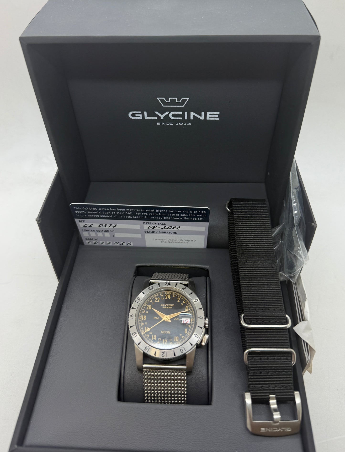 Montre Glycine Airman 2020 - Comme neuve