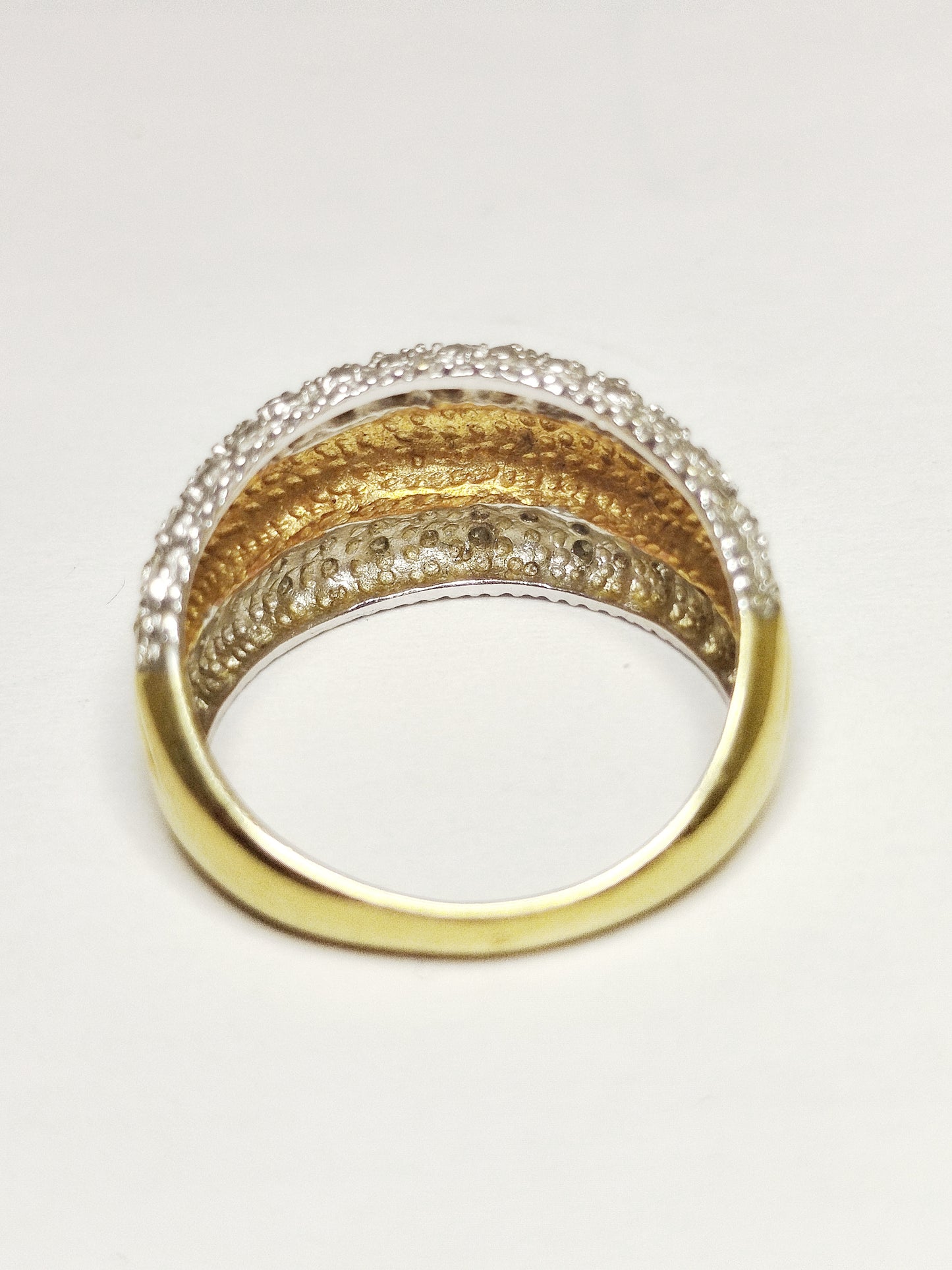 Bague Jonc en Or Jaune 18K Taille-56