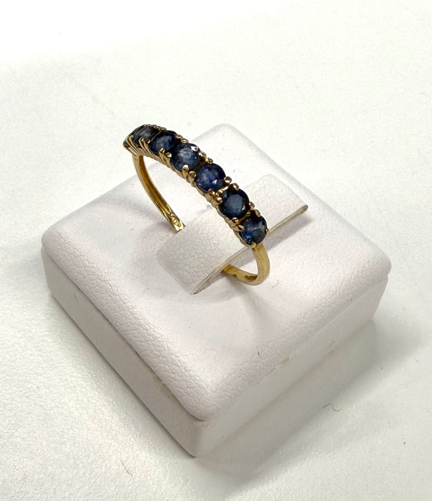 Bague Demi Tour Or Jaune 18k Taille-56