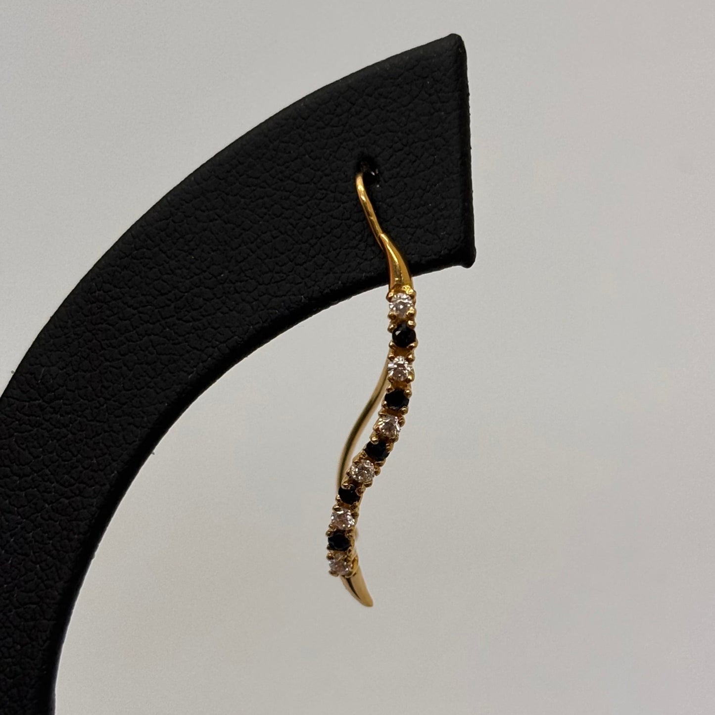 Boucles d'oreilles créoles en or jaune 18K