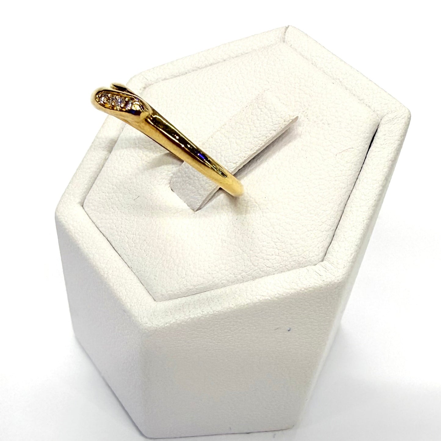 Bagues en Or Jaune 18k avec Diamants 2.42 Grs - Taille 56
