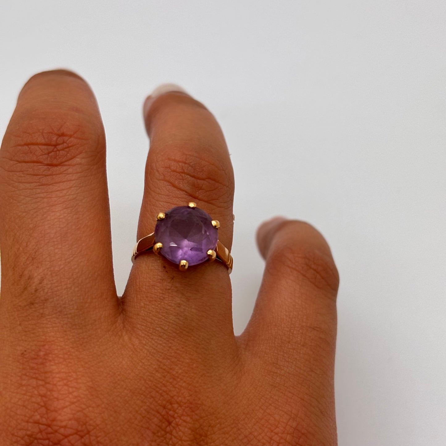 Bague en Or Jaune 18K Taille-52.5