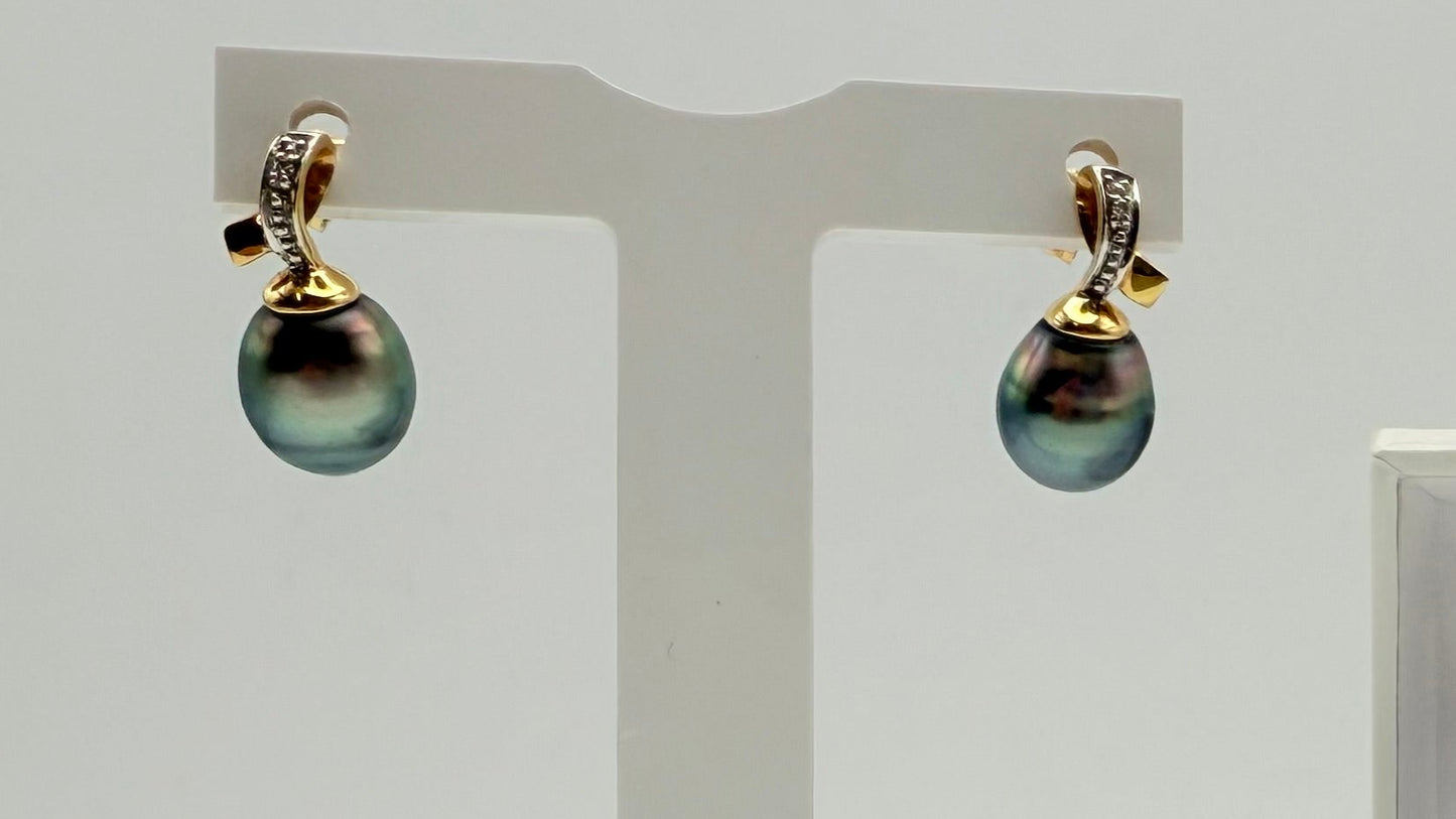 Boucles d'oreilles en or jaune 18K - 5.53 Grs
