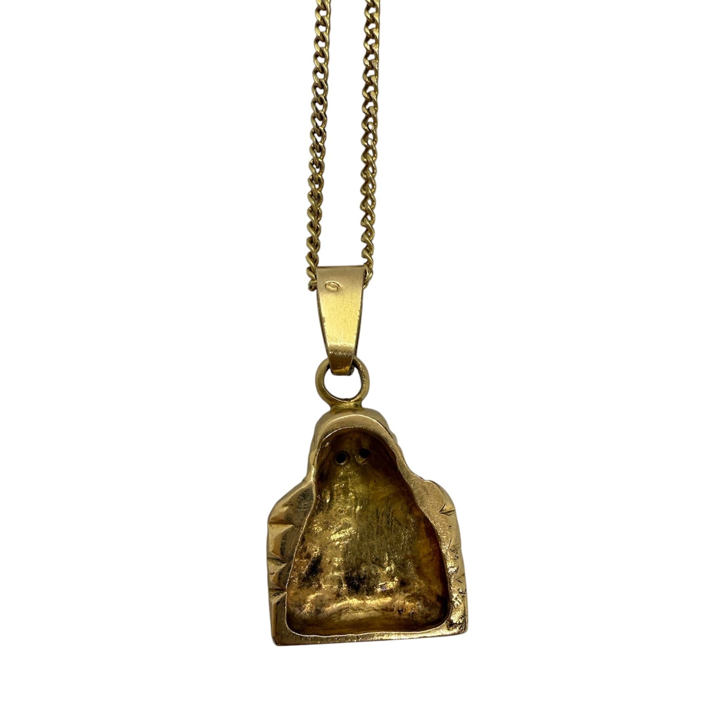Pendentif Solitaire Or Jaune 18K 14.94 Grs