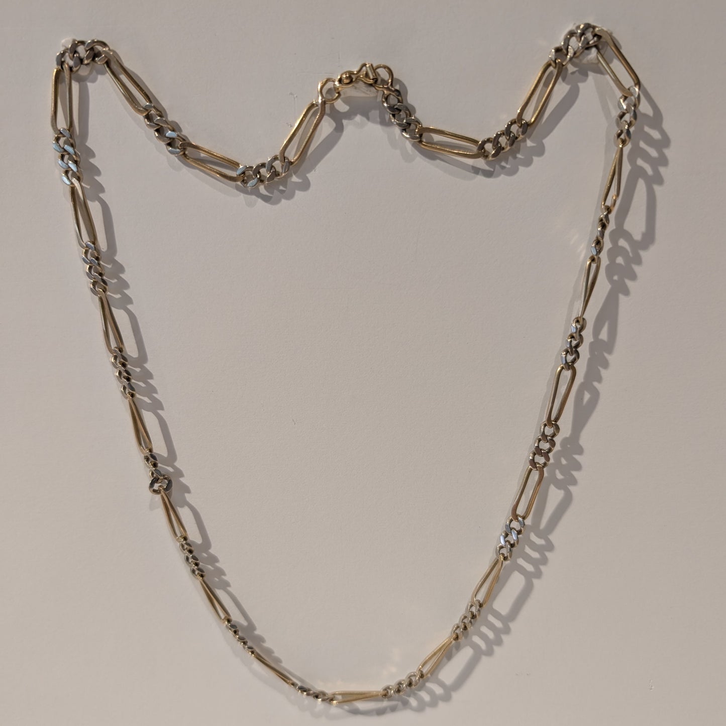 Collier Princesse Figaro Or jaune et blanc 18K 45cm